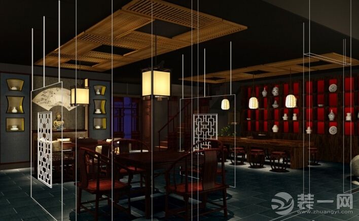 古玩店装修做?2015南京古玩店各花纹吊顶效果图卫生间的装修选风格复杂的好吗图片